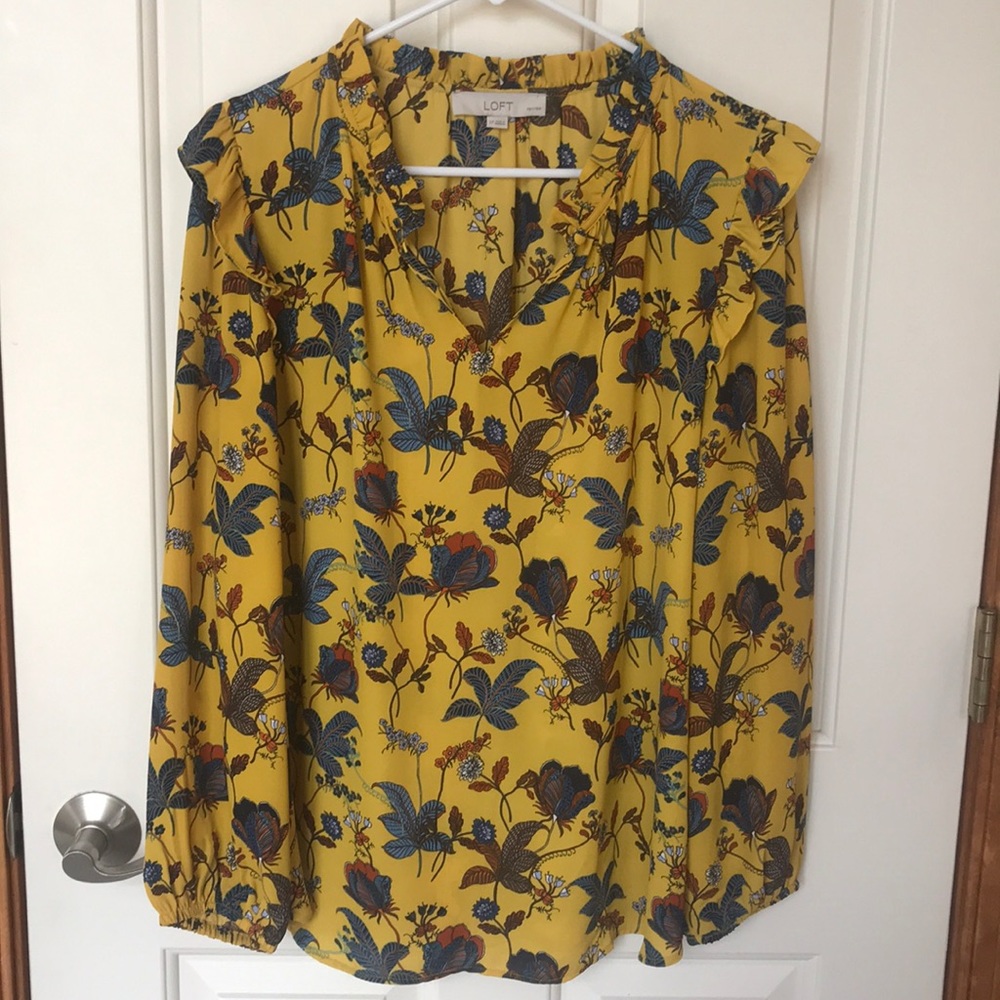 LOFT blouse Petite Large